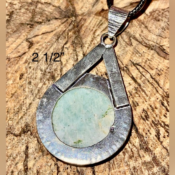 Amazonite “The Peace Stone” Pendant 2 1/2” - Picture 6 of 8